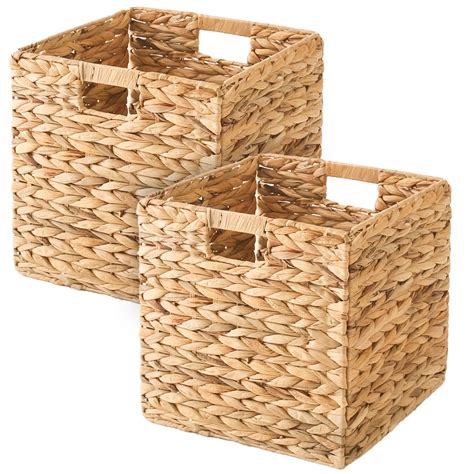 Vk Vk Living Living Hyacinth Wicker Baskets Woven Baskets Storage ...