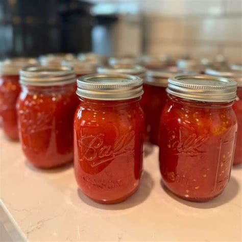 Crushed Tomatoes Canning Recipe - How to Can Crushed Tomatoes