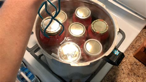 Safely water bath can excess summer tomato harvest for winter meals?