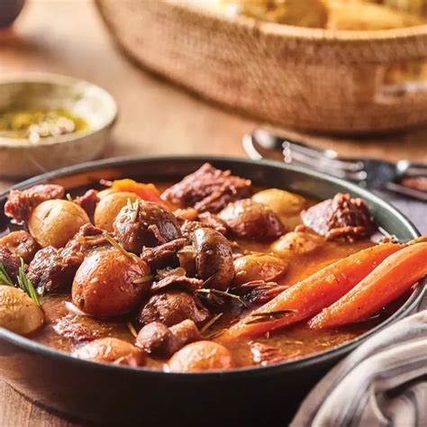 Pot Roast with Root Vegetables and Mushrooms Recipe from H-E-B