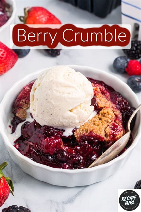 Berry Crumble - Recipe Girl®