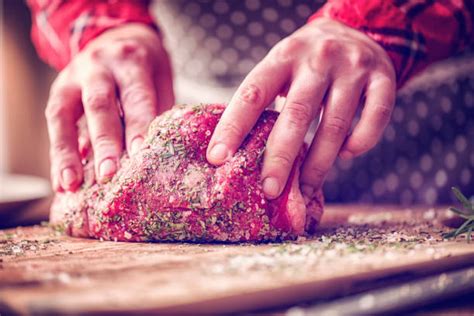 Salting Meat Stock Photos, Pictures &amp; Royalty-Free Images - iStock
