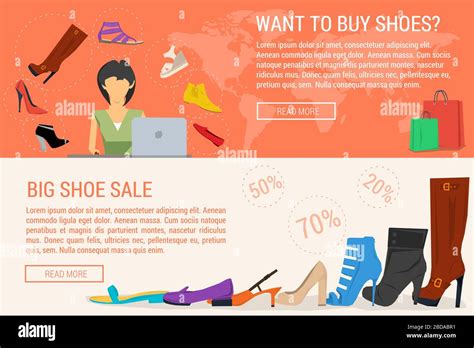 Online shoe store buy Stock Vector Images - Alamy