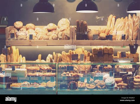 Modern bakery assortment bread hi-res stock photography and images - Alamy