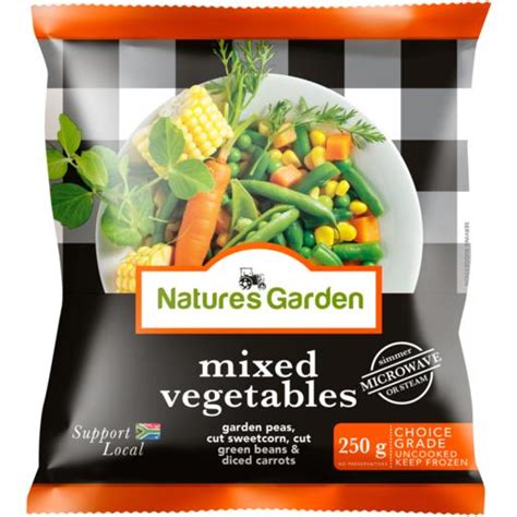 Natures Garden Frozen Mixed Vegetables 250g - Check That!