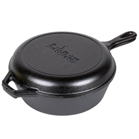 Lodge 2-in-1 Cast Iron Combo Cooker - Dutch Oven and Skillet / Lid ...