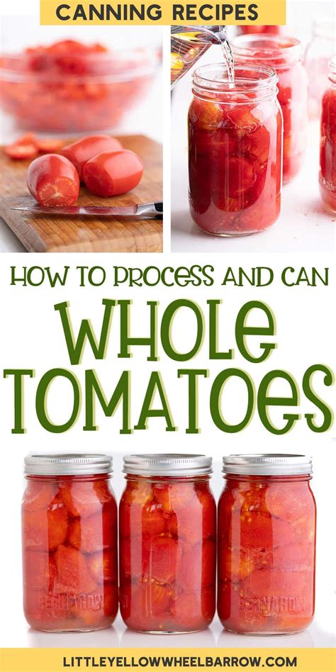 Canning whole tomatoes – Artofit