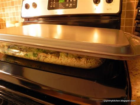 Finding Joy in My Kitchen: Kitchen Tip: Covering dishes in the oven