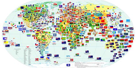 Flags Of The World Map