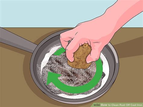 3 Ways to Clean Rust Off Cast Iron - wikiHow