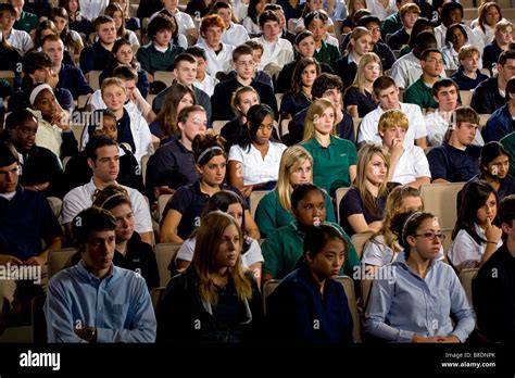 High School Auditorium Audience