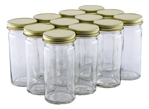 4 ounce glass spice jars sale outlet