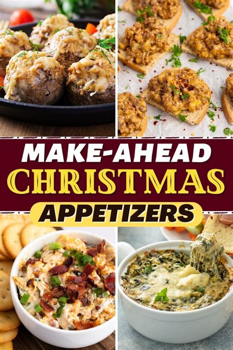 30 Make-Ahead Christmas Appetizers (+ Easy Holiday Recipes) - Insanely Good