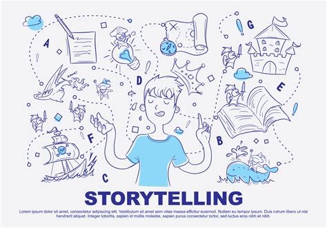 Storytelling Doodle vector illustration 134956 Vector Art at Vecteezy