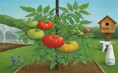 What’s the best organic way to deter common garden pests from heirloom tomatoes?