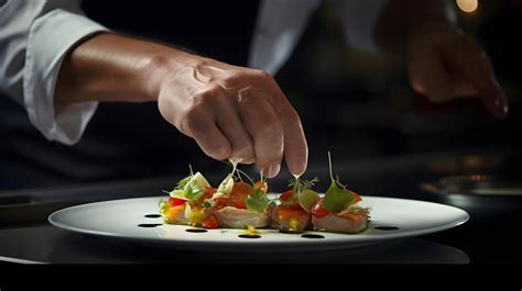 Premium Photo | A chefs hands expertly seasoning a dish