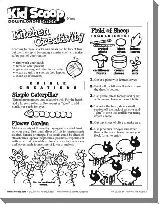 Kitchen Creativity | Kid Scoop