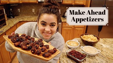 Easy Make-Ahead Holiday Appetizers | Holiday appetizers, Savory snack ...