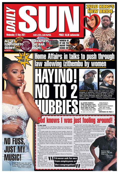 Daily Sun Newspaper South Africa