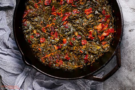 Braised Collard Greens with Bacon - What Should I Make For...