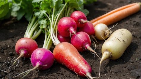 Premium Photo | Organic root vegetables freshly harvested