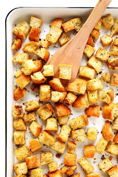 How To Make Homemade Croutons | Gimme Some Oven