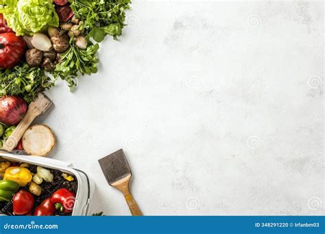 Turning Kitchen Waste Into Compost - AI Generated Stock Image ...