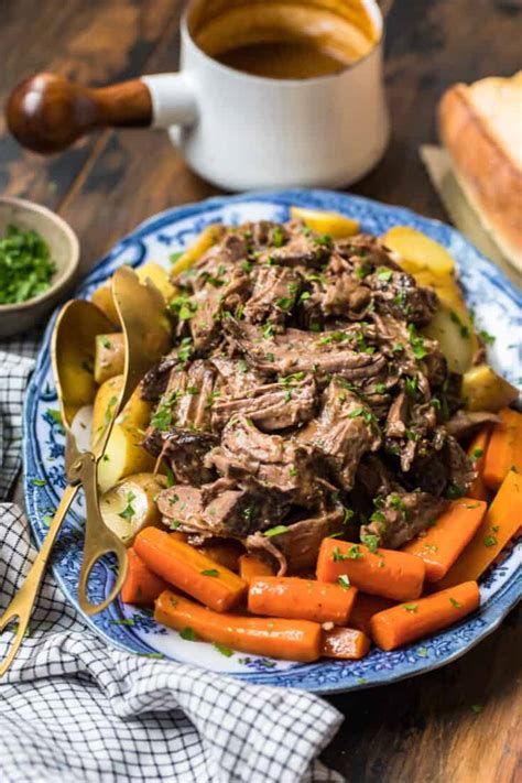 Easy Slow Cooker Pot Roast Recipe