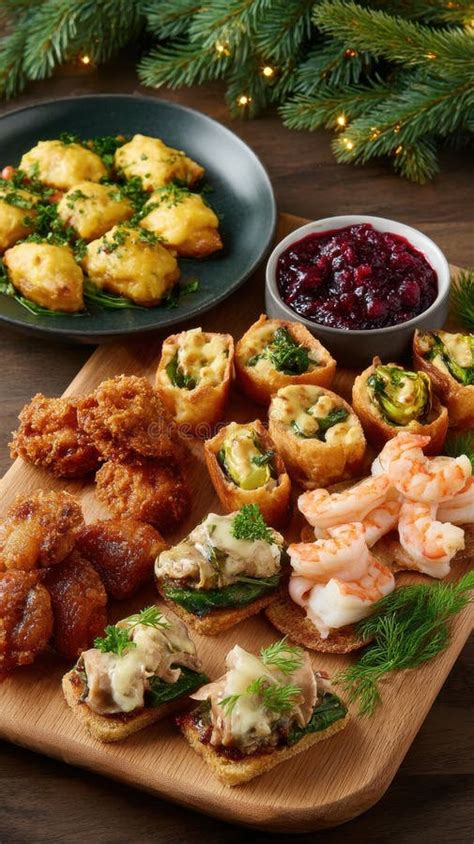 Festive Holiday Appetizer Platter with Fried Chicken, Toast Bites ...