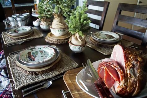 Vintage Farmhouse Holiday Table Setting | Simply Designing with Ashley