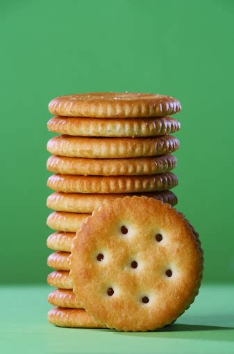 Stack Of Biscuits Stock Photo - Download Image Now - Arrangement, Baked ...
