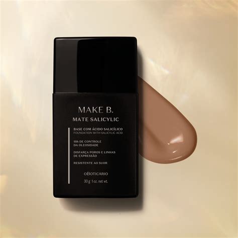 Base o Boticário Make. B Mate Salicylic 220 | Beleza na Web
