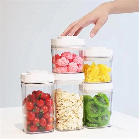 Buy Airtight Food Storage Containers With Lid For Kitchen Organization ...