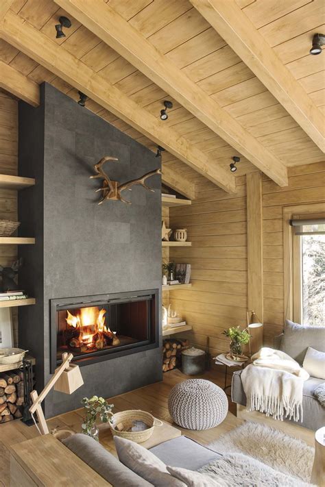 Rustic Living Room Decor Ideas Inspired By Cozy Mountain Cabins