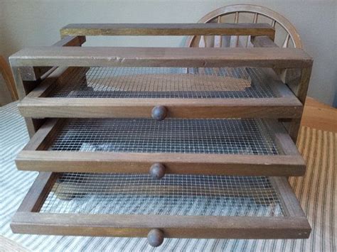 Vintage Wood Herb Drying Rack