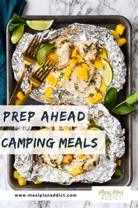 Prep Ahead Healthy Camping Meals {Fill Your Freezer} - Meal Plan Addict