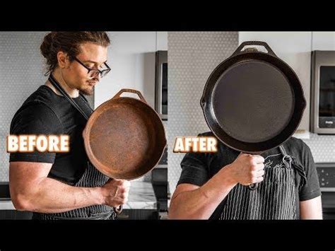 The Easy Guide On Seasoning and Restoring Cast Iron - YouTube | Cast ...