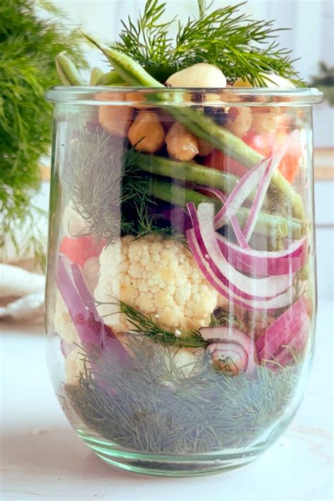Mixed Pickled Vegetables (Easy + Quick) | World of Vegan