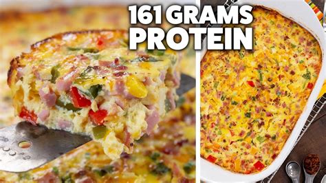 Easy & Healthy Breakfast Casserole | High Protein Meal Prep - YouTube