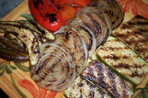 Grilled Zucchini, Onions, and Red Peppers Recipe - Food.com