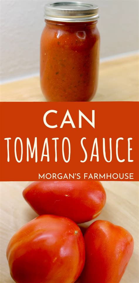 Can Tomato Sauce - Morgan's Farmhouse