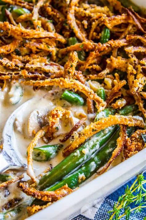 Homemade Green Bean Casserole Recipe - The Food Charlatan - My Recipe Magic