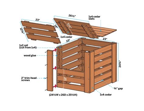 DIY compost bin designs for a small backyard homestead, using recycled wood?