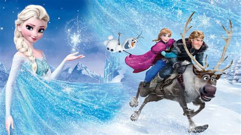Frozen Movie HD Wallpaper Featuring Elsa, Anna, Olaf, Kristoff & Sven's ...