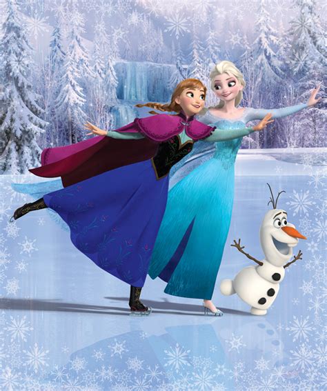 Disney Frozen Wallpaper Mural 8ft x 6ft With Anna & Elsa Walltastic