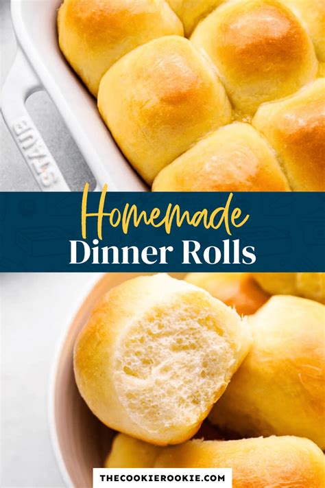 Homemade Dinner Rolls - The Cookie Rookie®