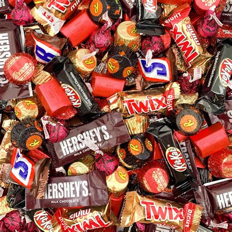 Chocolate Candy Assortment, Individually Wrapped Famous Brands Candy ...