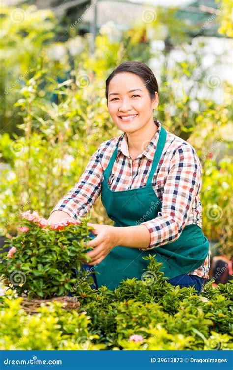 Happy gardener stock image. Image of agricultural, adult - 39613873