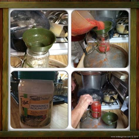 Canning tomatoes the old fashioned way…