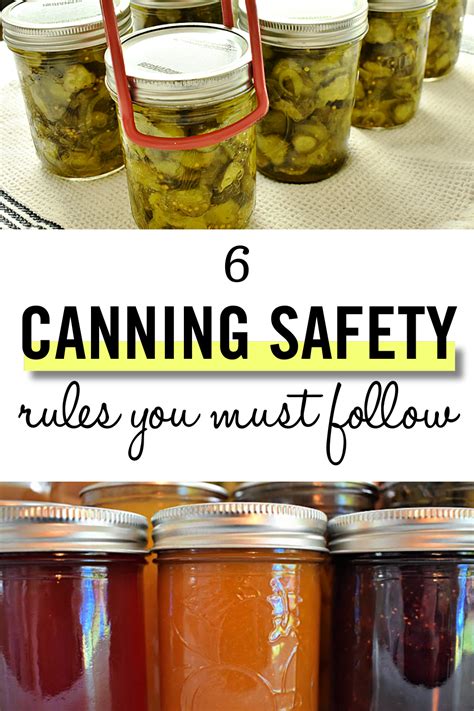6 Canning Safety Rules You Must Follow